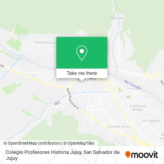 Colegio Profesores Historia Jujuy map