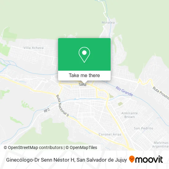 Mapa de Ginecólogo-Dr Senn Néstor H