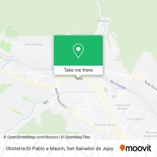 Mapa de Obstetra-Dr Pablo a Maurín