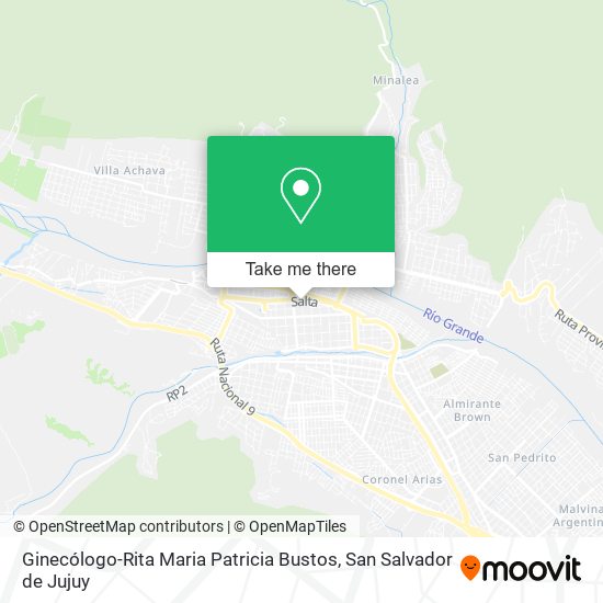 Ginecólogo-Rita Maria Patricia Bustos map