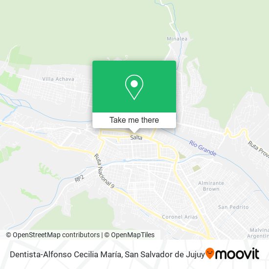 Dentista-Alfonso Cecilia María map