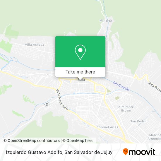 Izquierdo Gustavo Adolfo map