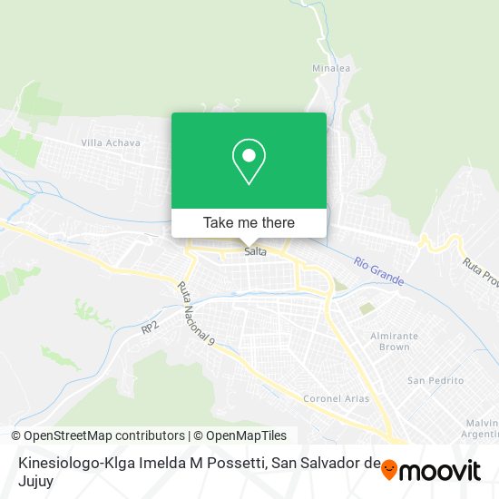 Kinesiologo-Klga Imelda M Possetti map