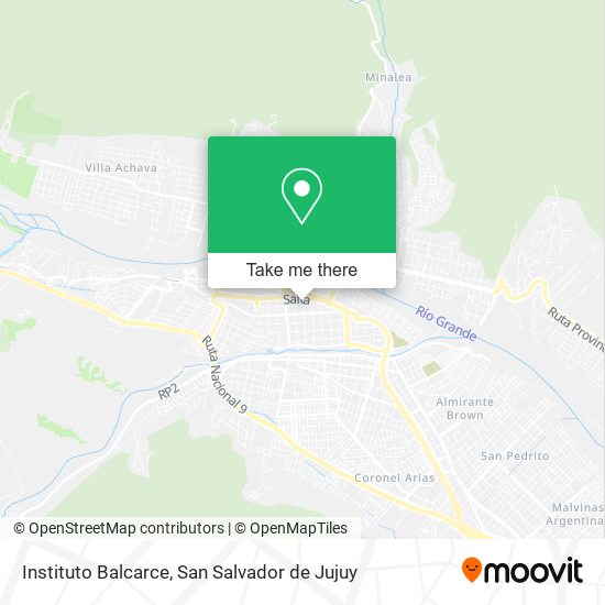 Mapa de Instituto Balcarce