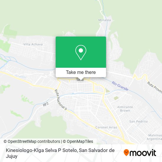 Kinesiologo-Klga Selva P Sotelo map