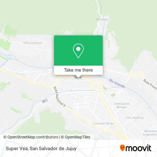 Super Vea map