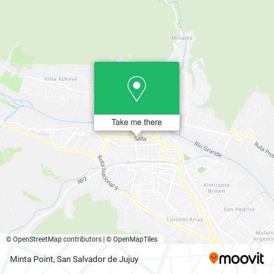 Minta Point map