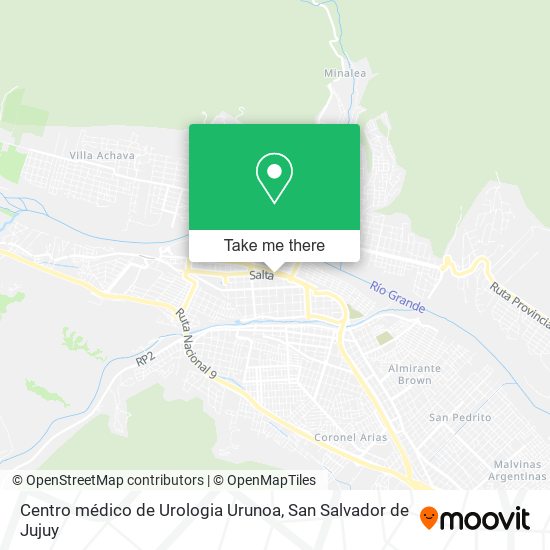 Centro médico de Urologia Urunoa map