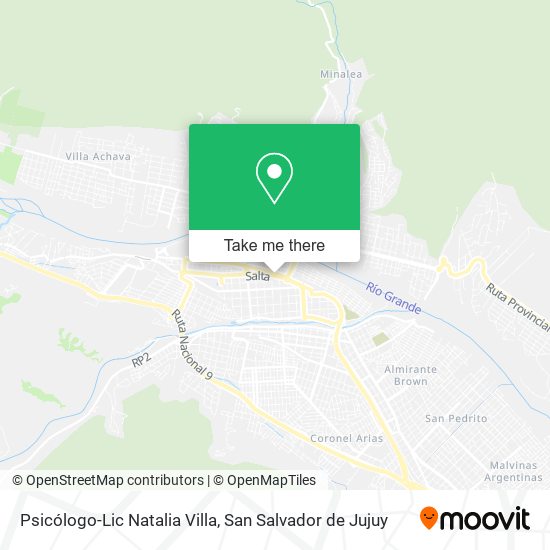 Psicólogo-Lic Natalia Villa map
