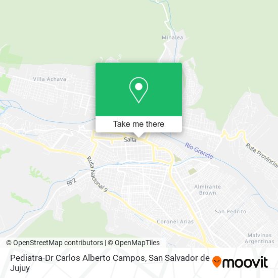 Pediatra-Dr Carlos Alberto Campos map