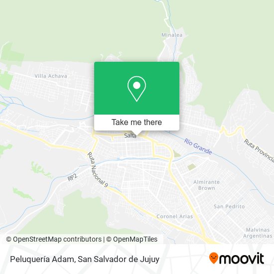Mapa de Peluquería Adam