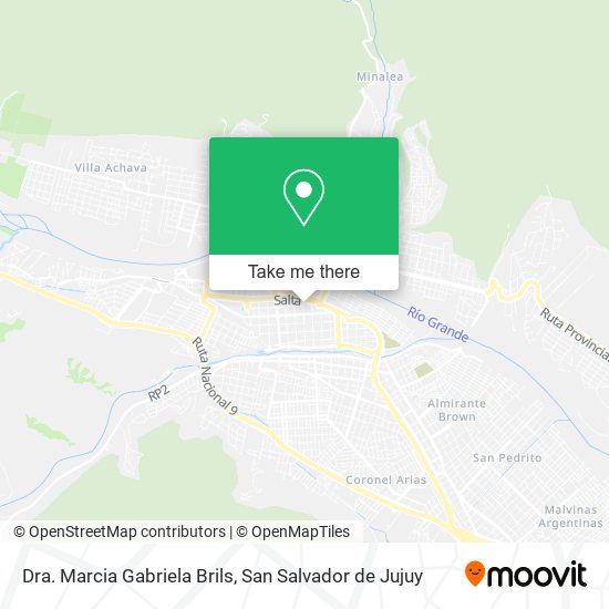 Mapa de Dra. Marcia Gabriela Brils