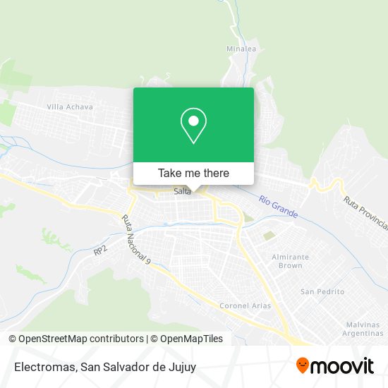 Mapa de Electromas