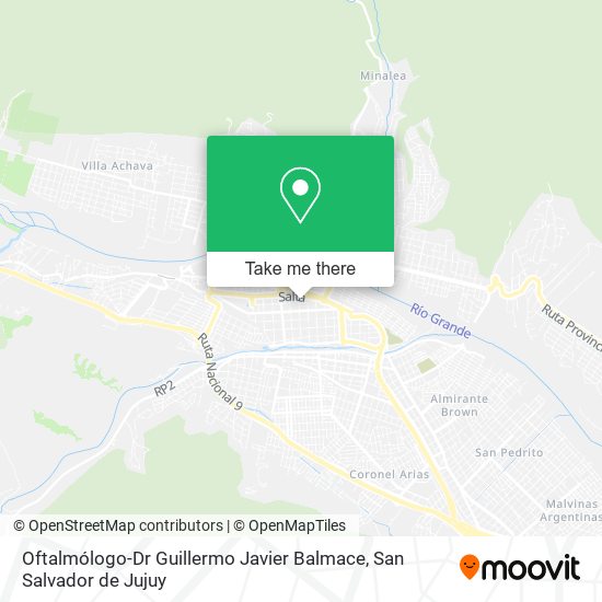 Oftalmólogo-Dr Guillermo Javier Balmace map