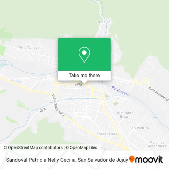 Sandoval Patricia Nelly Cecilia map