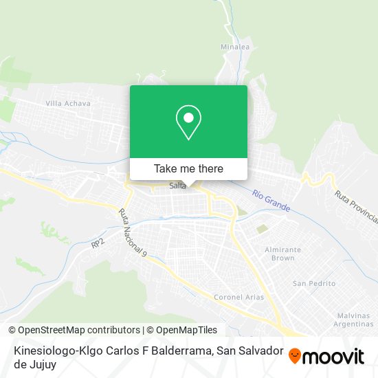 Kinesiologo-Klgo Carlos F Balderrama map