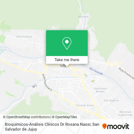 Bioquimicos-Análisis Clinicos Dr Rosana Nassr map