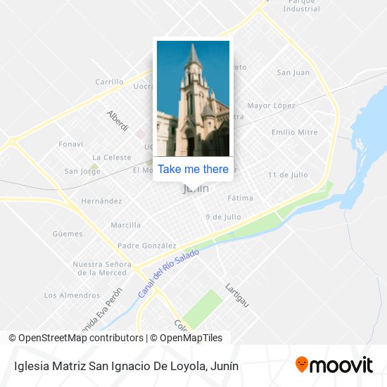 Mapa de Iglesia Matriz San Ignacio De Loyola