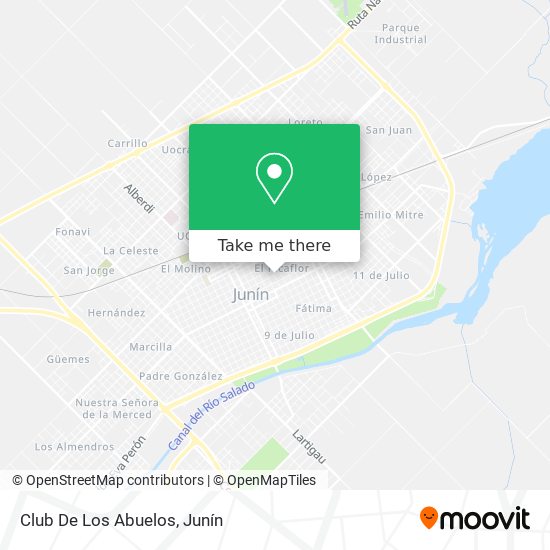 Club De Los Abuelos map