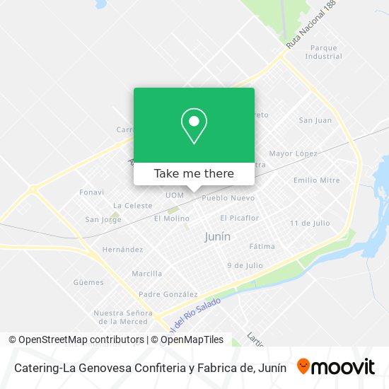 Catering-La Genovesa Confiteria y Fabrica de map