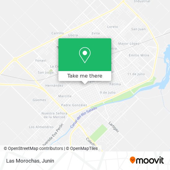 Las Morochas map