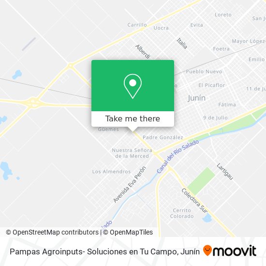 Pampas Agroinputs- Soluciones en Tu Campo map