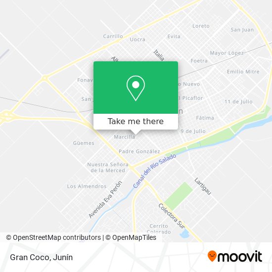 Mapa de Gran Coco