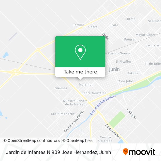 Jardin de Infantes N 909 Jose Hernandez map