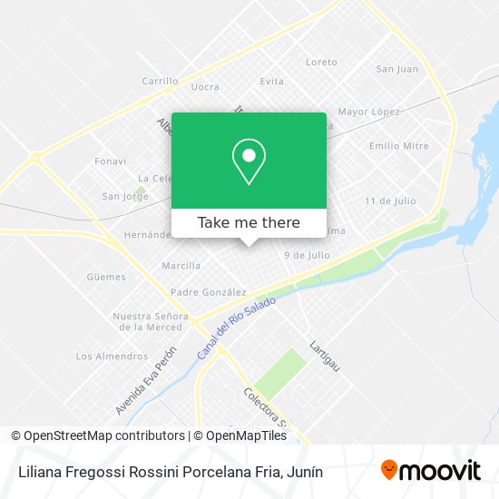 Mapa de Liliana Fregossi Rossini Porcelana Fria