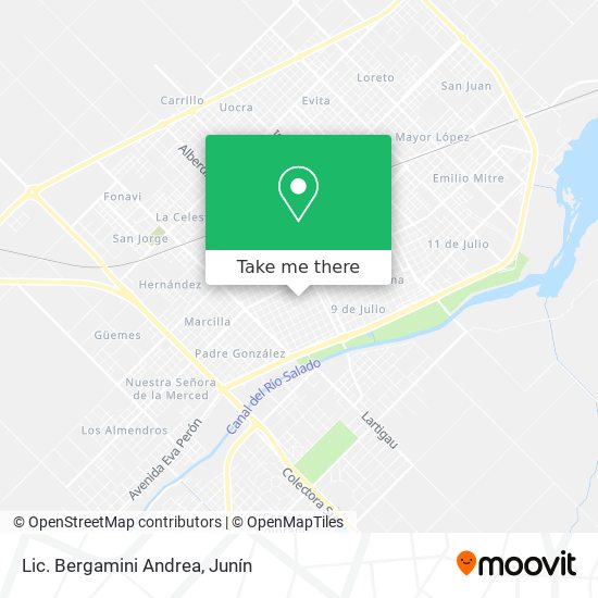 Lic. Bergamini Andrea map