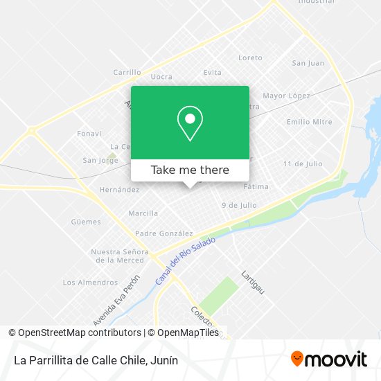 La Parrillita de Calle Chile map