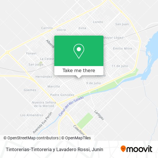 Tintorerias-Tintoreria y Lavadero Rossi map