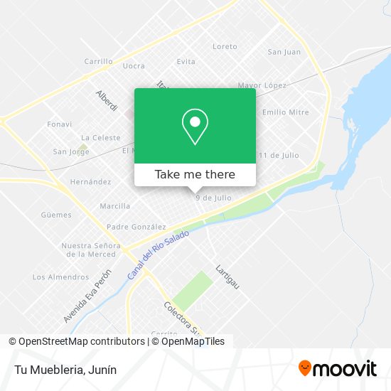 Mapa de Tu Muebleria