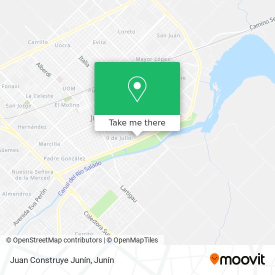 Juan Construye Junín map