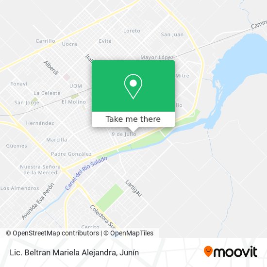 Mapa de Lic. Beltran Mariela Alejandra