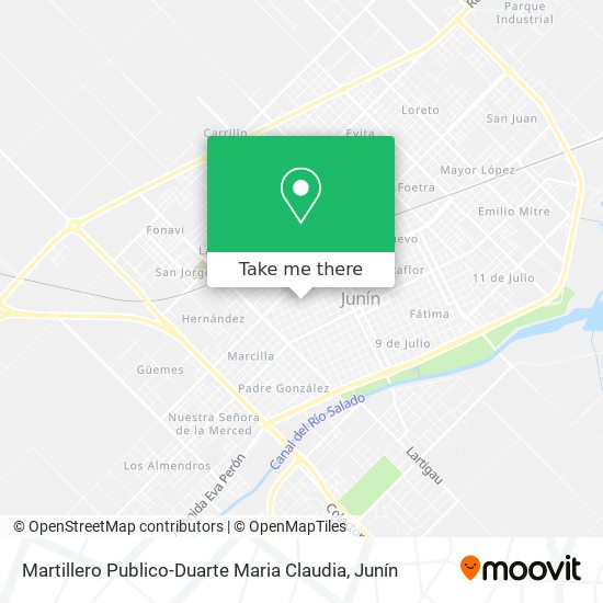 Martillero Publico-Duarte Maria Claudia map