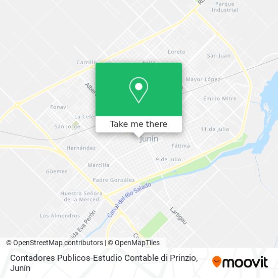 Contadores Publicos-Estudio Contable di Prinzio map