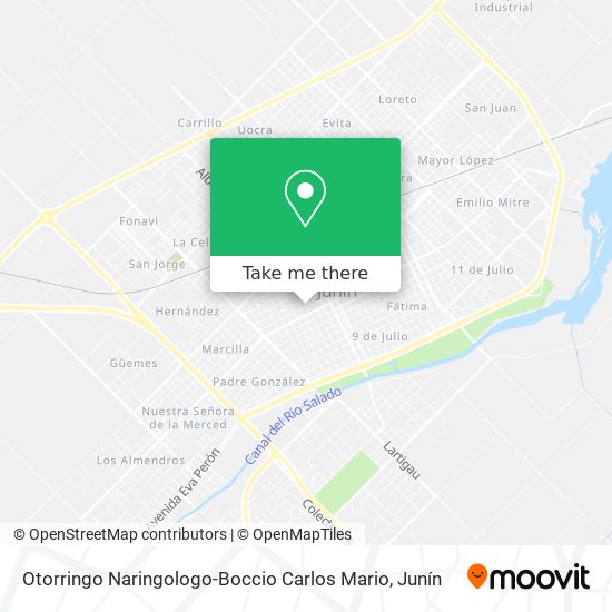 Mapa de Otorringo Naringologo-Boccio Carlos Mario