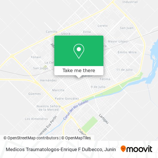 Mapa de Medicos Traumatologos-Enrique F Dulbecco