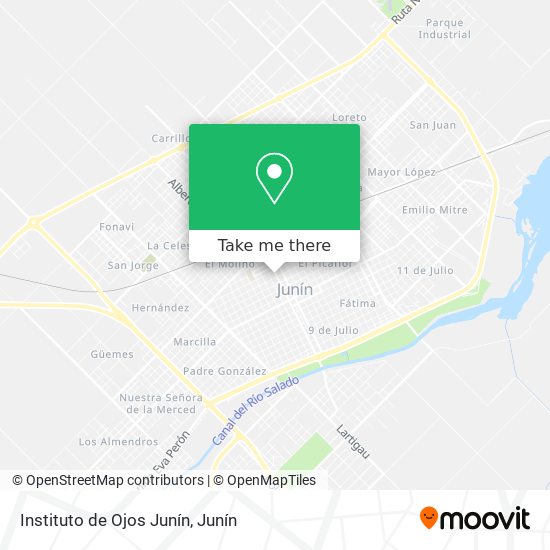 Instituto de Ojos Junín map