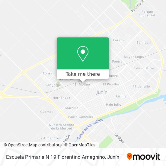 Escuela Primaria N 19 Florentino Ameghino map