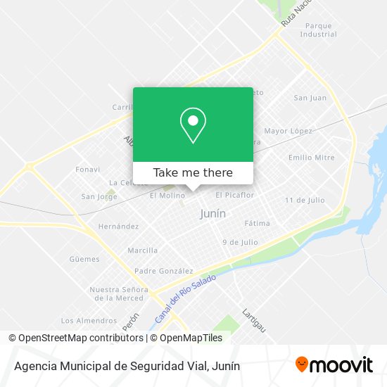 Agencia Municipal de Seguridad Vial map