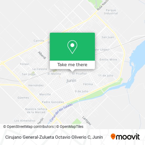 Cirujano General-Zulueta Octavio Oliverio C map