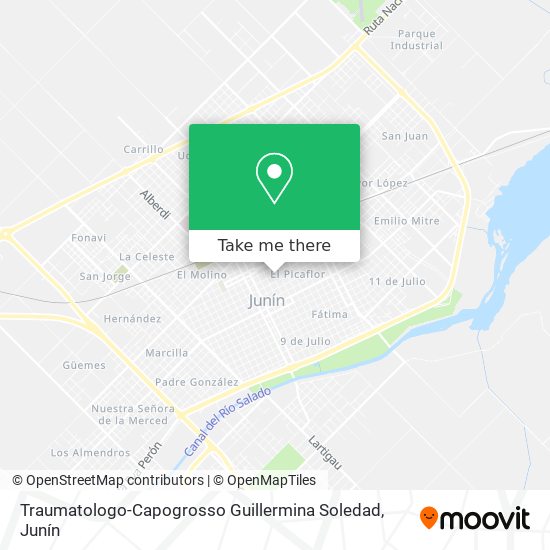 Traumatologo-Capogrosso Guillermina Soledad map