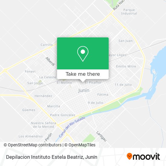 Depilacion Instituto Estela Beatriz map