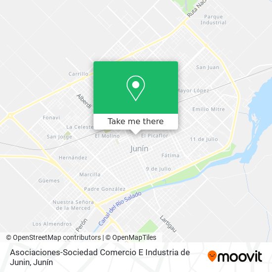 Asociaciones-Sociedad Comercio E Industria de Junin map