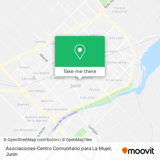 Asociaciones-Centro Comunitario para La Mujer map