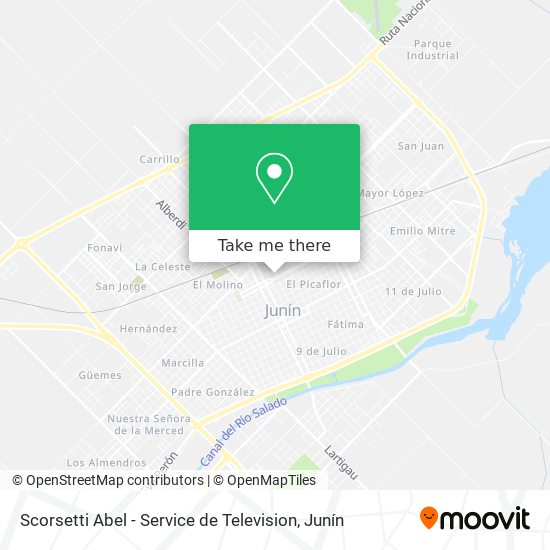 Scorsetti Abel - Service de Television map