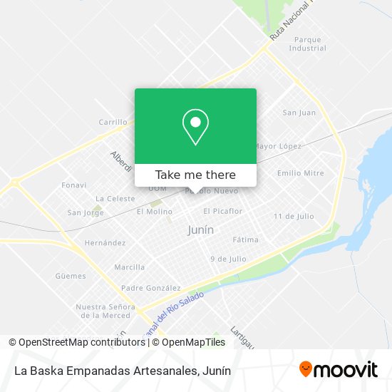 La Baska Empanadas Artesanales map
