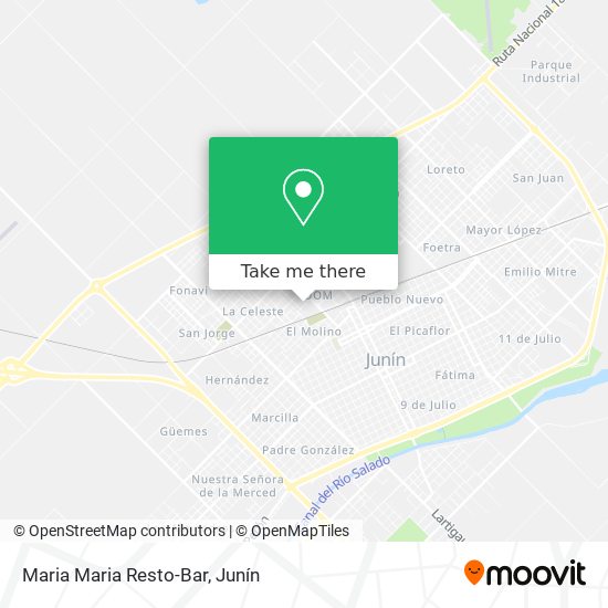 Mapa de Maria Maria Resto-Bar